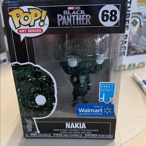 Funko Pop! Art Series Nakia Vinyl Figure - Black and Green